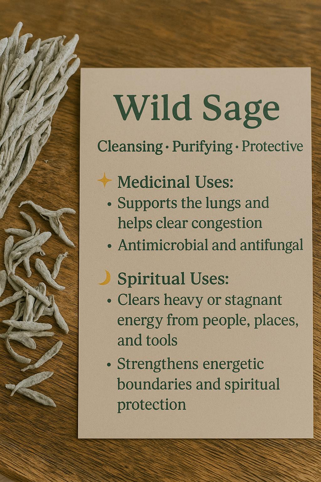 Wild Sage - Dried Herb