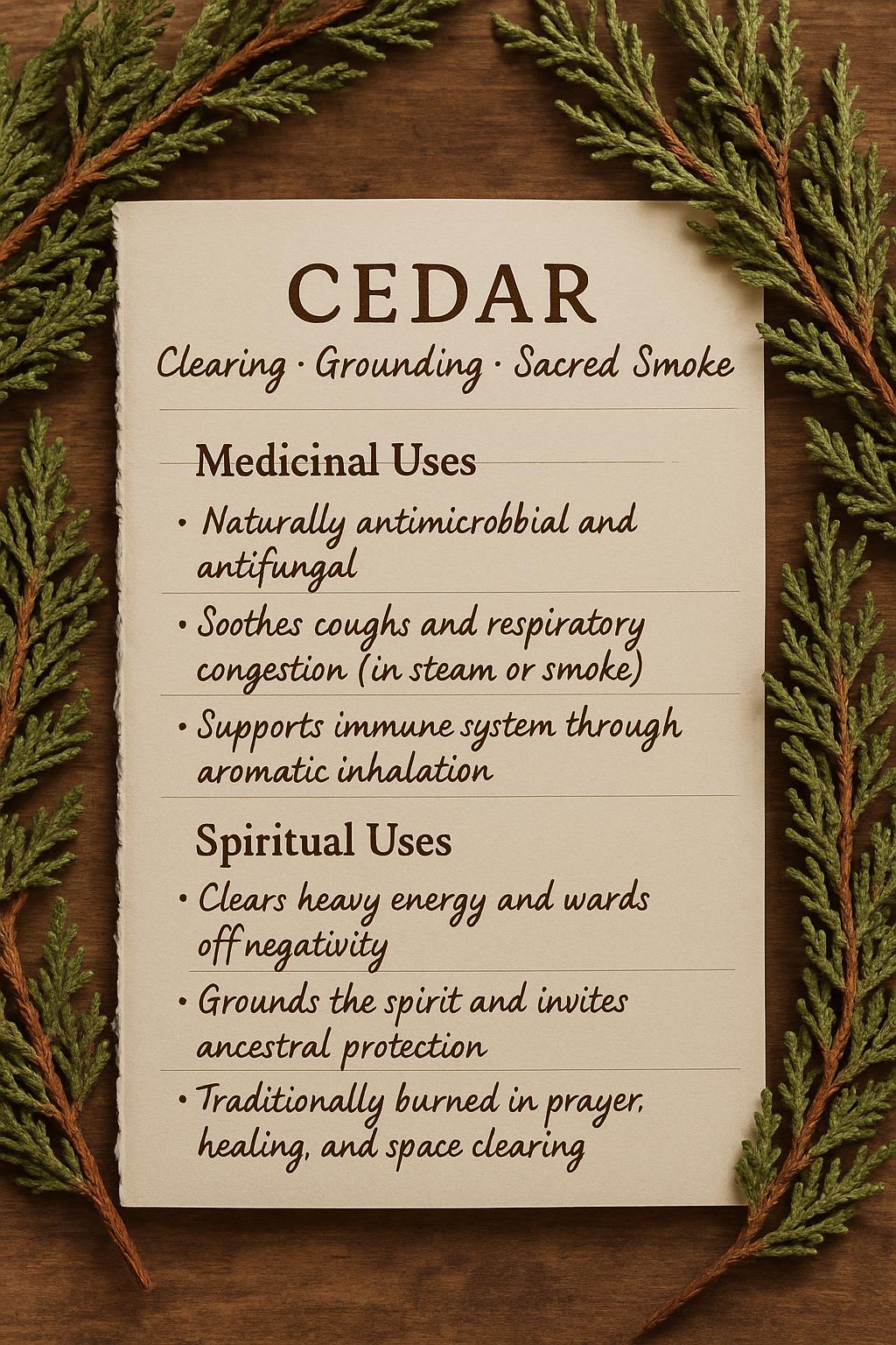 Cedar - Dried Plant