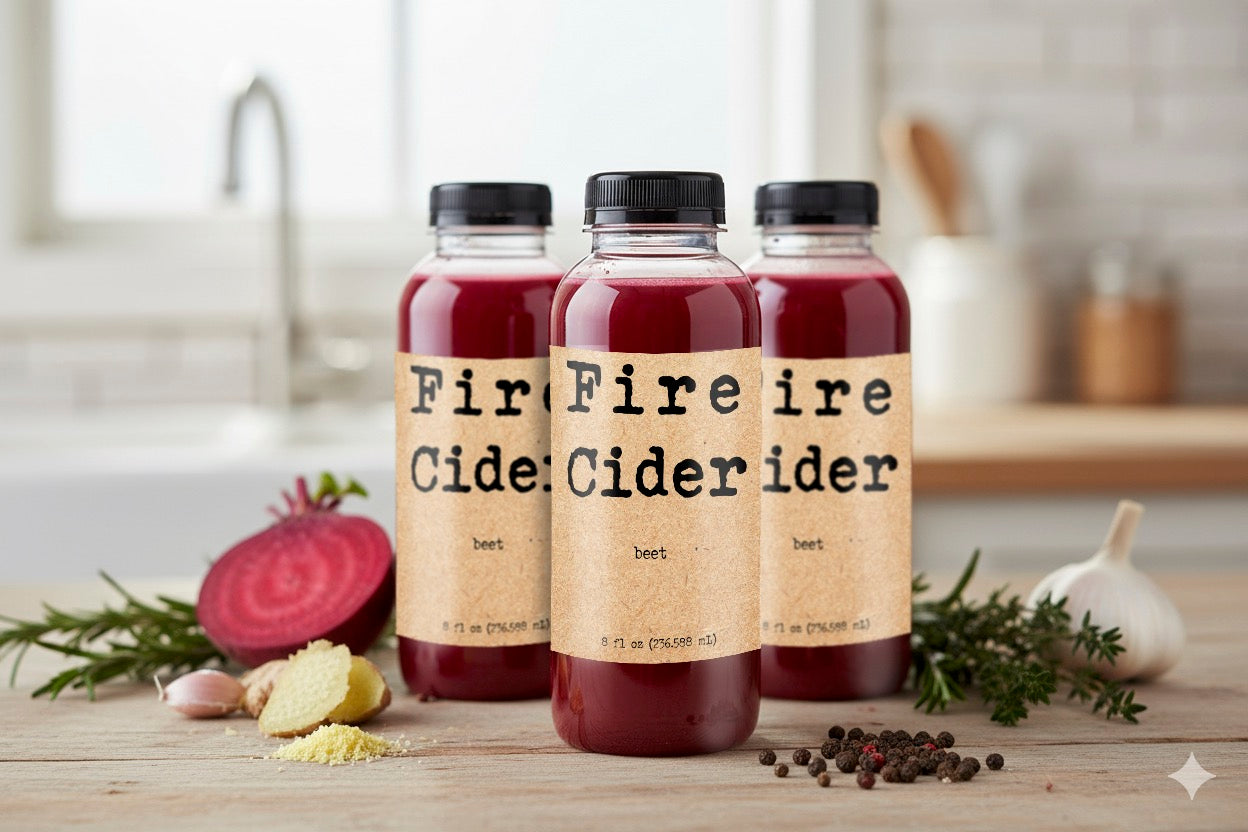 Fire Cider – Traditional Herbal Tonic | Latina-Owned | Ethically Made 8 oz