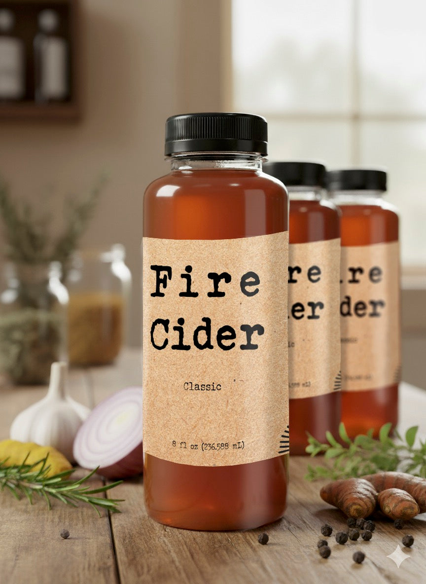 Fire Cider – Traditional Herbal Tonic | Latina-Owned | Ethically Made 8 oz