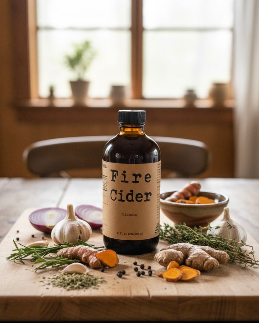 Fire Cider – Traditional Herbal Tonic | Latina-Owned | Ethically Made 8 oz