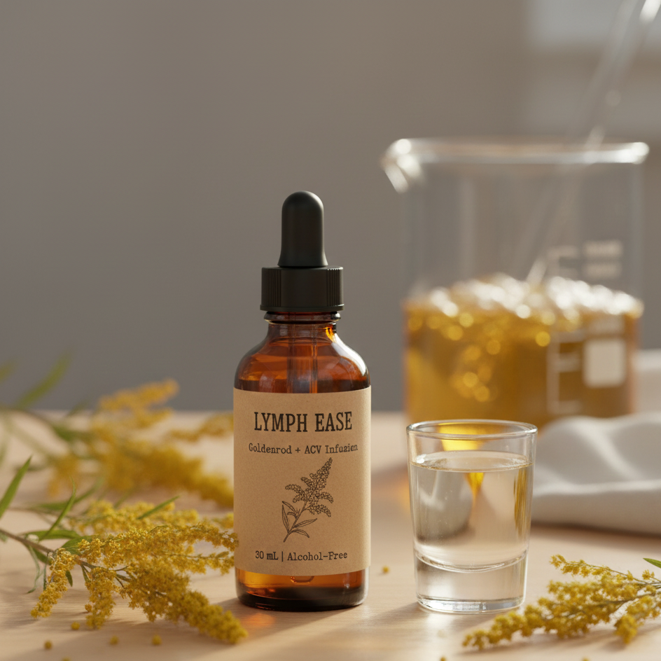Lymph Ease | Goldenrod & ACV Infusion | 30 mL Wellness Support