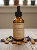 The Lotus Oil – Apricot Oil Infused with Real Flowers (30ml)