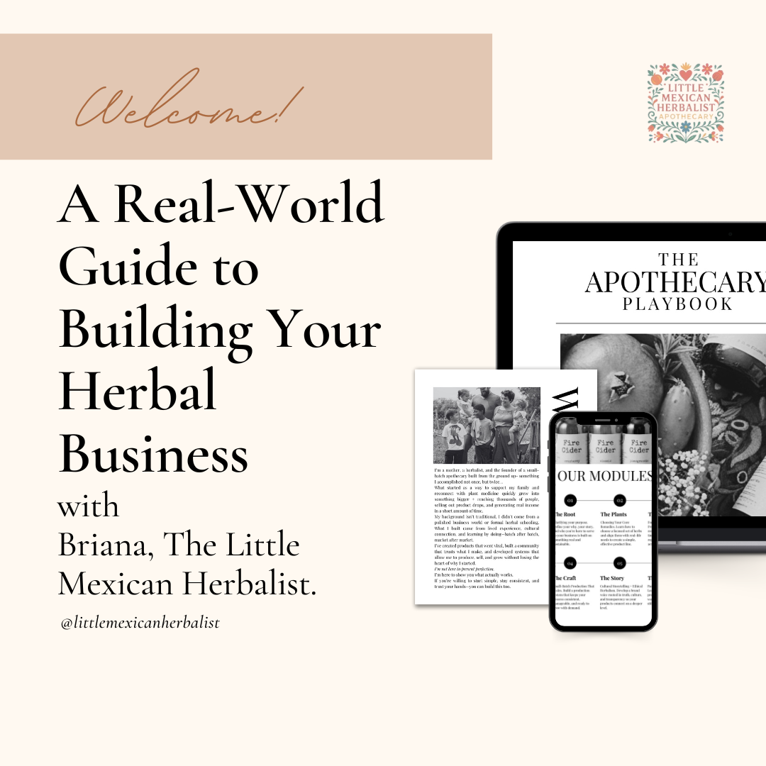 The Apothecary Playbook: A Real-World Guide to Building Your Herbal Business